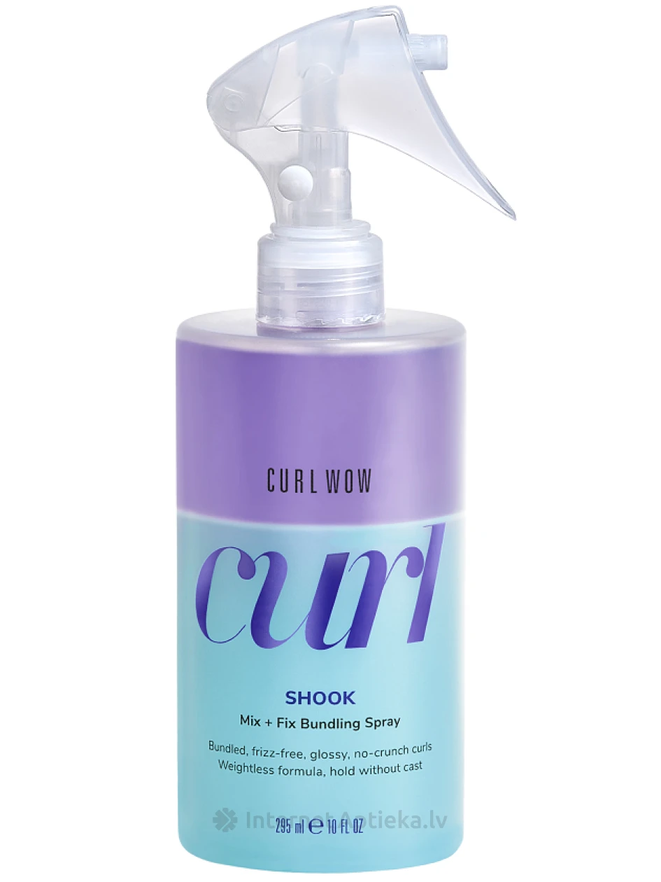 COLOR WOW shook mix+fix bundling curly matu sprejs, 295 ml | internetaptieka.lv