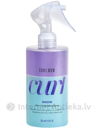 COLOR WOW shook mix+fix bundling curly juukselakk, 295 ml | internetaptieka.lv