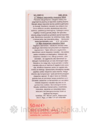 Weleda eļļa starpenes masāžai, 50 ml | internetaptieka.lv