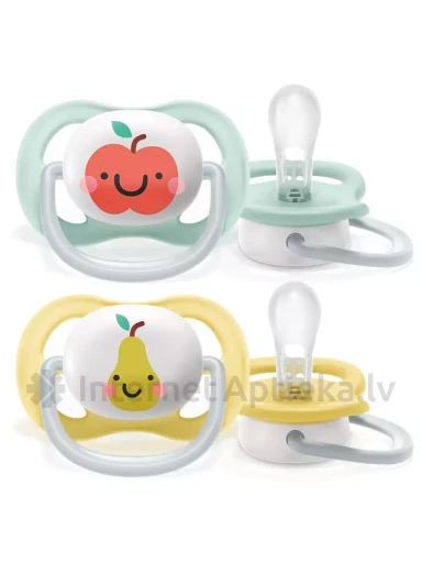 Philips Avent māneklītis Ultra Air Fruits DECO, 0-6M, 2 gab | internetaptieka.lv