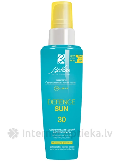 BIONIKE Defence Sun 30 матирующий флюид для лица, 50 мл | internetaptieka.lv
