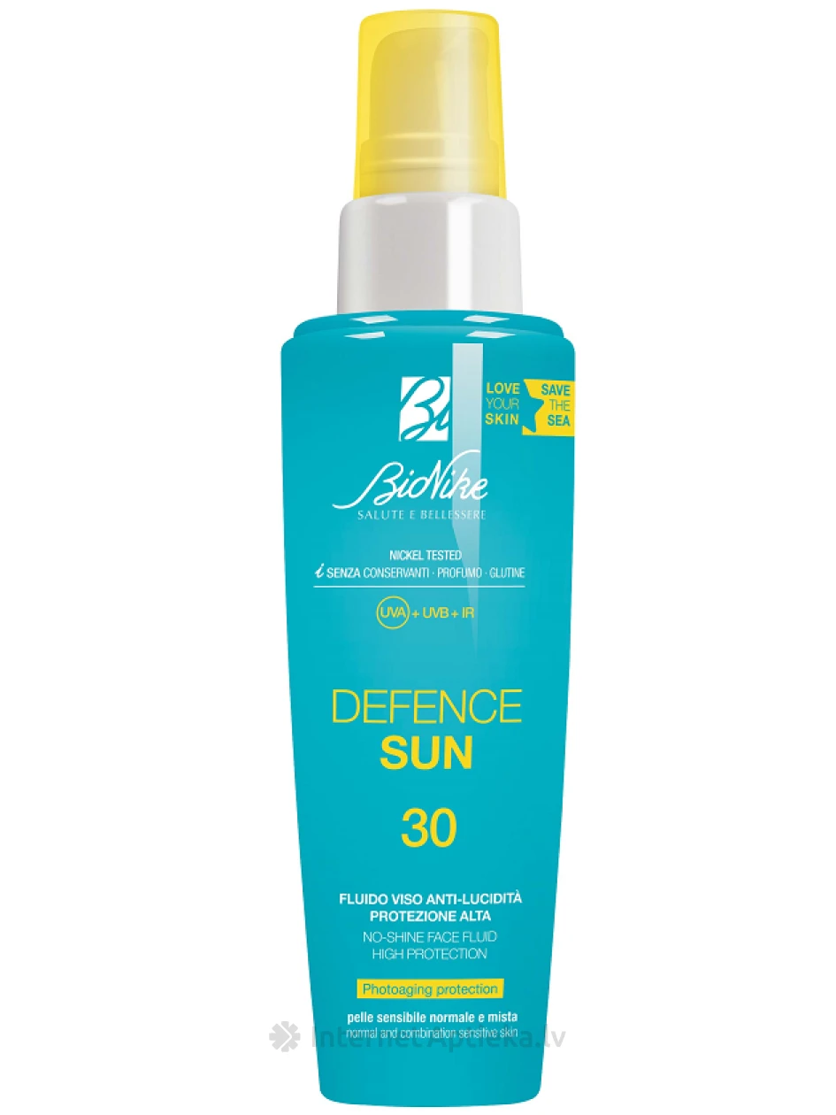 BIONIKE Defence Sun 30 матирующий флюид для лица, 50 мл | internetaptieka.lv