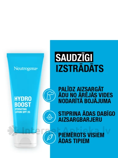 NEUTROGENA Hydro Boost hidratējošs losjons SPF25, 50 ml | internetaptieka.lv