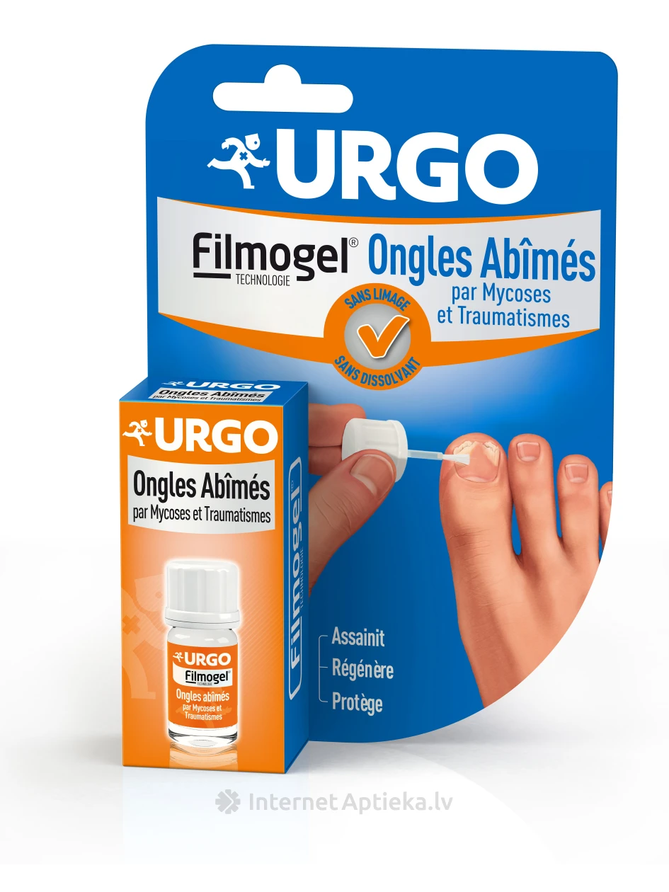Urgo gels bojātiem nagiem, 3.3 ml | internetaptieka.lv