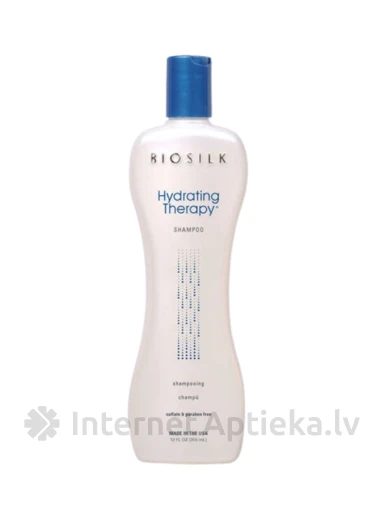 BIOSILK Hydrating Therapy Shampoo - mitrinošs šampūns, 355 ml | internetaptieka.lv
