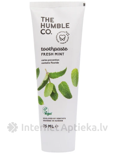 HUMBLE hambapasta – FRESH MINT fluoriidiga, 75 ml | internetaptieka.lv
