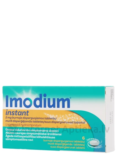 Imodium Instant 2 mg, 6 tabletes | internetaptieka.lv