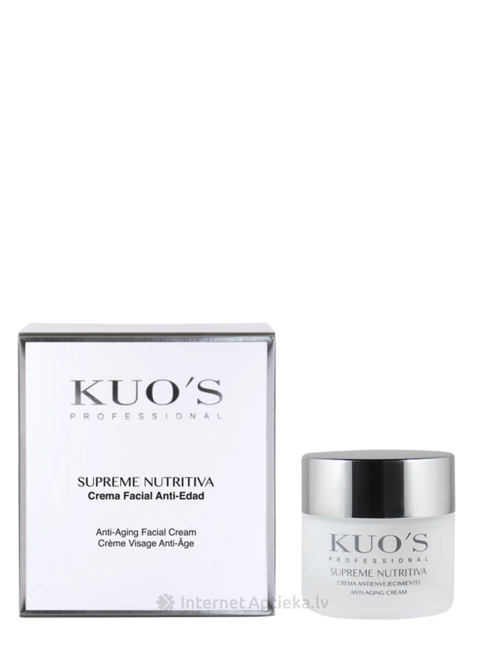 KUO`S Supreme Nutritiva Крем для лица питательный Anti Aging, 50 мл | internetaptieka.lv