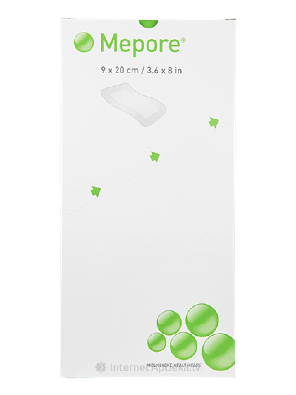 Mepore sterils plāksteris 9 x 20 cm, 30 gb. | internetaptieka.lv