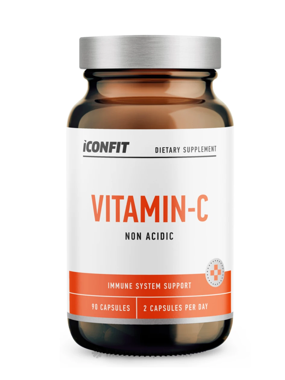 ICONFIT C vitamiin (mittehappeline), 800mg, 90 kapslit | internetaptieka.lv