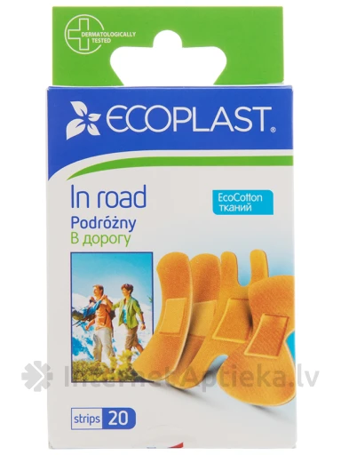 ECOPLAST plaastrikomplekt, Teel, 20 tk. | internetaptieka.lv