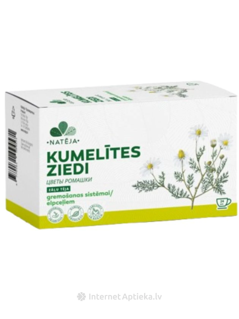 Чай Natēja Ромашка, 24 пакетиков | internetaptieka.lv