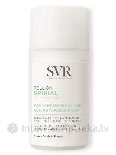 SVR Spiral Roll-On дезодорант шариковый 48h, 50 мл | internetaptieka.lv
