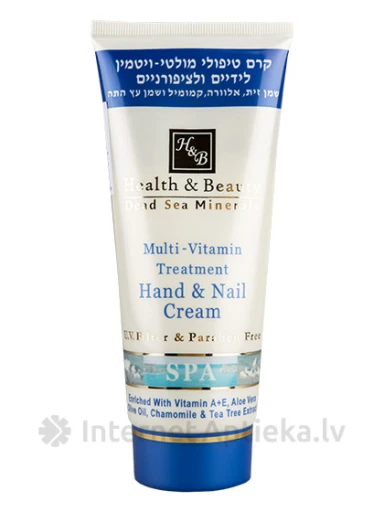H&B Multivitamīnu roku un nagu krēms, 180 ml | internetaptieka.lv