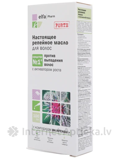 Elfa Репейное масло для волос, 100 мл | internetaptieka.lv