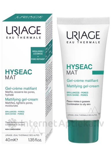 URIAGE Hyseac Mat Матирующий гель-крем, 40 мл | internetaptieka.lv