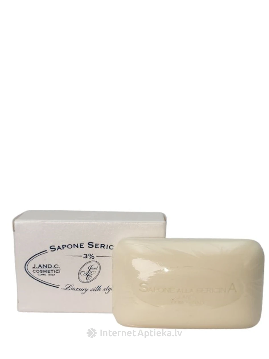 J.And.C. Cosmetici - LAKE COMO EXCLUSIVE SILK SERICIN Мыло, 25 г | internetaptieka.lv