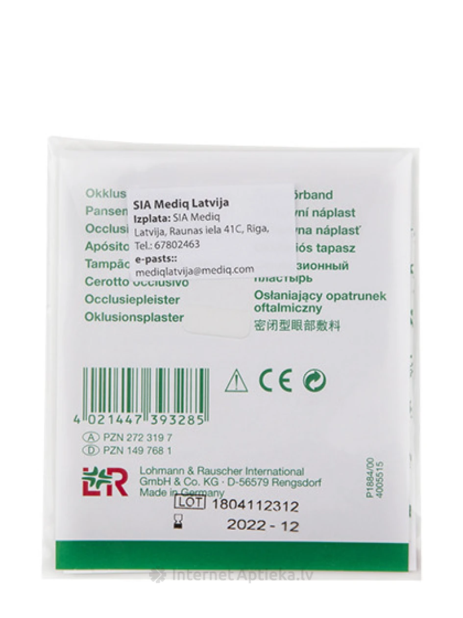 Pro-ophta Junior Maxi silmaplaaster 7 x 5,9 cm, 5 tk. | internetaptieka.lv