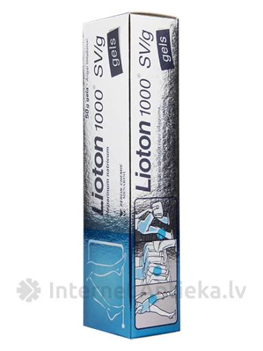 Lioton gels 1000 SV/g, 50 g | internetaptieka.lv