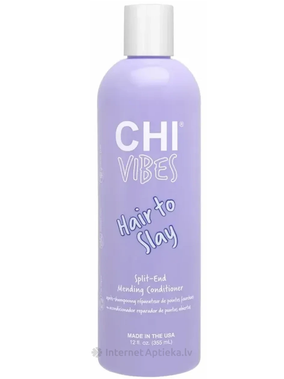 CHI VIBES Hair to Slay Split End Mending кондиционер, 355 мл | internetaptieka.lv