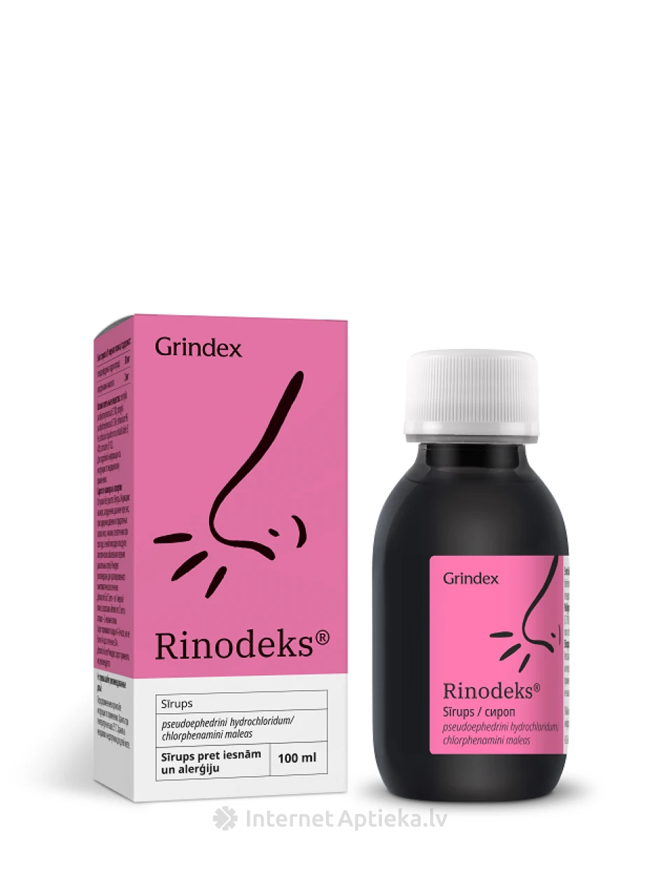 Rinodeksi siirup, 100 ml | internetaptieka.lv