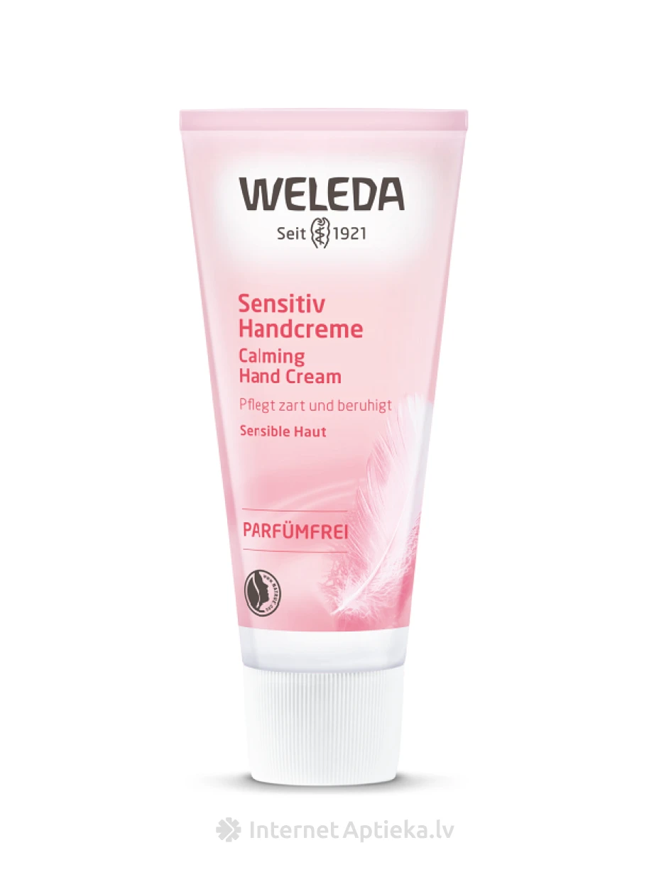 Weleda Sensitive nomierinošs roku krēms jutīgai ādai, 50 ml | internetaptieka.lv