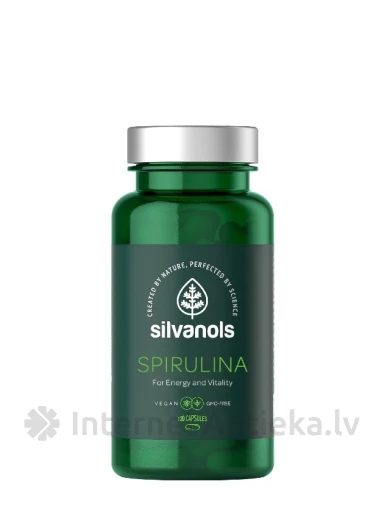 Silvanols Spirulina, 100 kapsulas | internetaptieka.lv