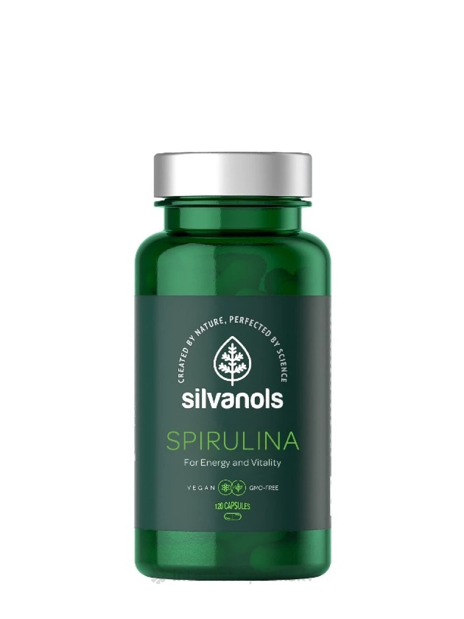 Silvanols Spirulina, 100 капсул | internetaptieka.lv
