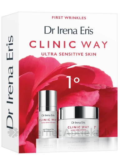 Clinic way 1° first wrinkles komplekt 30+ vananemisvastase näopäevaga + silmakreemid | internetaptieka.lv