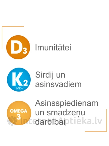 Olidetrim 4000 D3 + K2 Omega-3, 30 kapslit | internetaptieka.lv