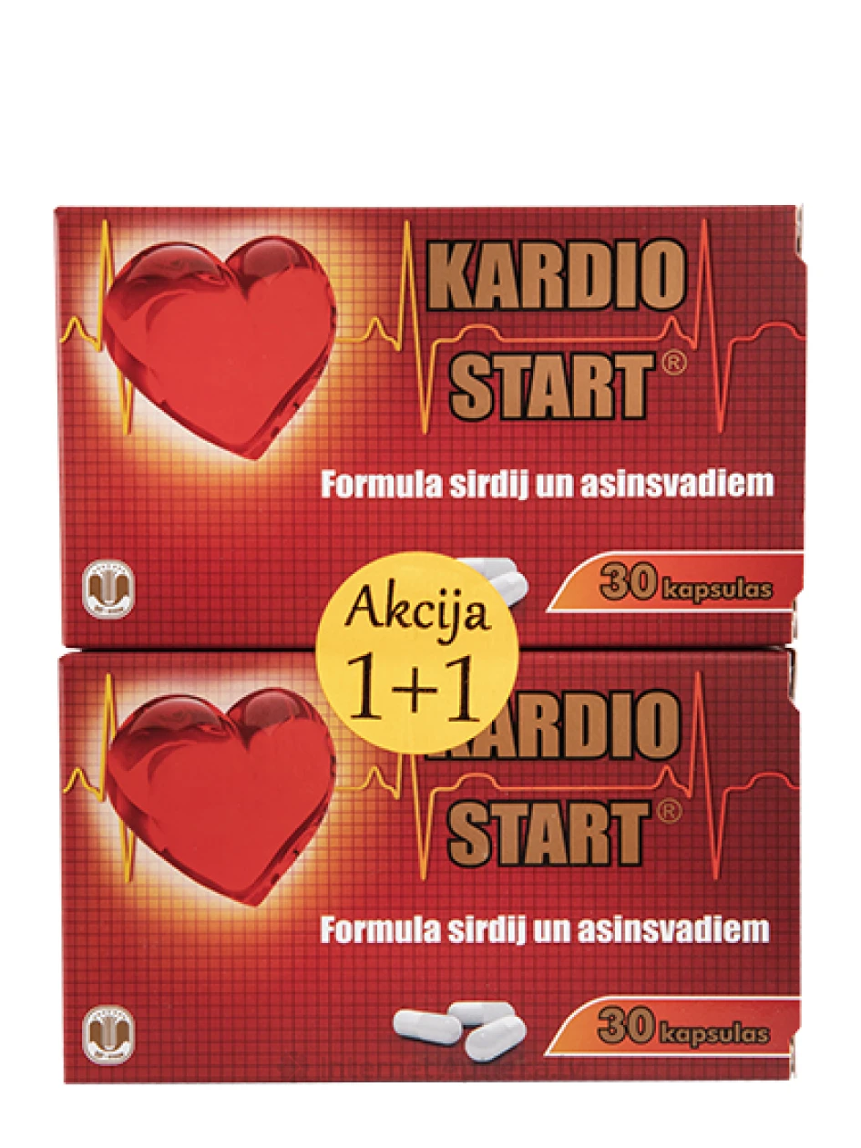 Kardio Start, 30x2 kapsulas | internetaptieka.lv
