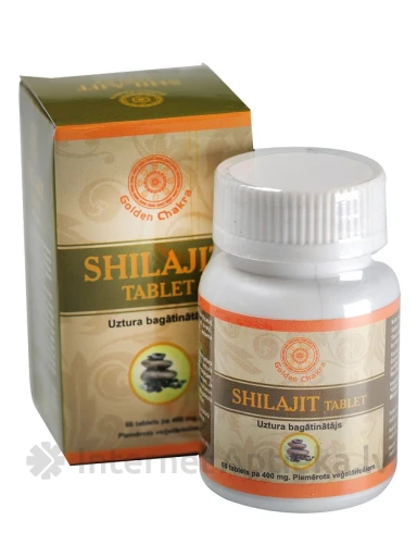 Golden Chakra Shilajit, 60 таблеток | internetaptieka.lv