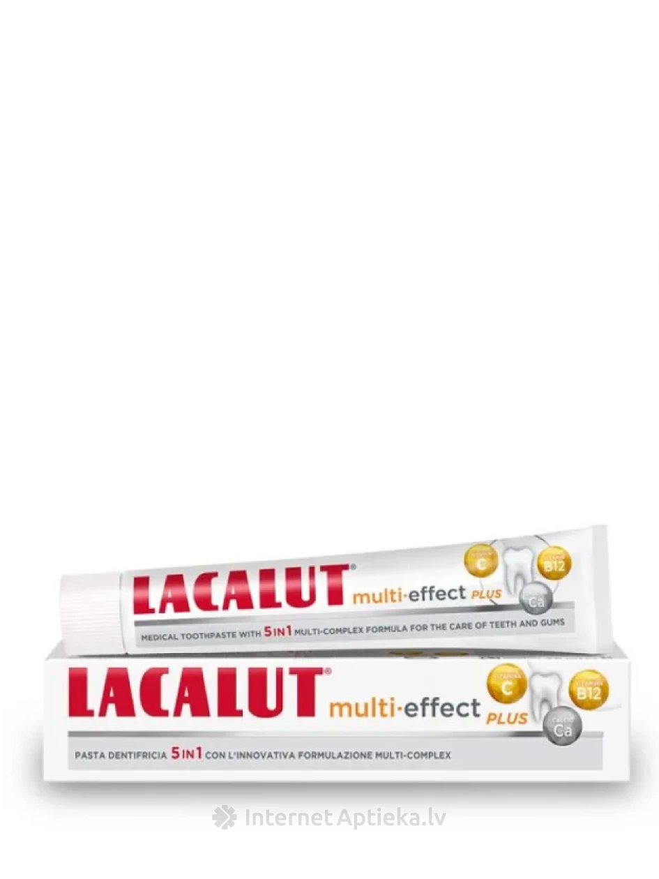 Lacalut Multi Effect Plus зубная паста, 75 мл | internetaptieka.lv