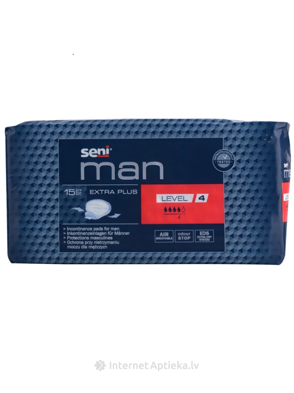 Seni Man Extra Plus, 4. taseme vahetükid, 15 tk. | internetaptieka.lv