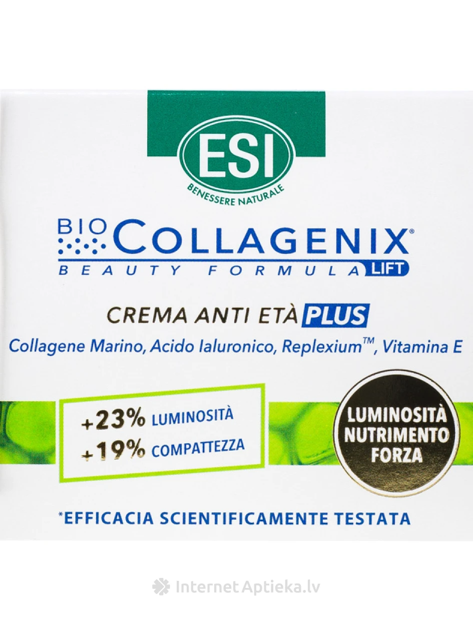ESI Biocollagenix Крем против старения PLUS, 50мл | internetaptieka.lv