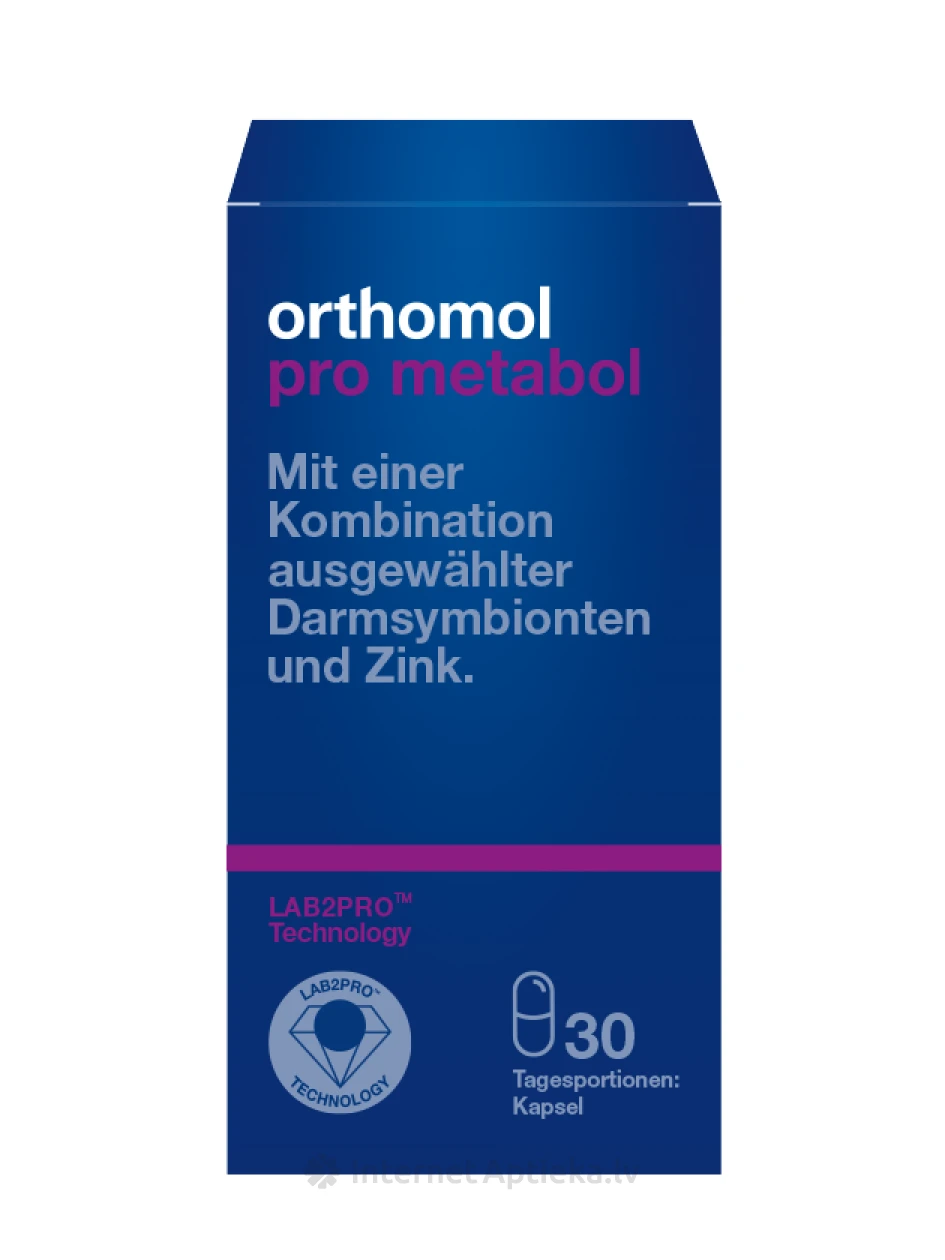 Orthomol pro Metabol, 30 kapsulas | internetaptieka.lv