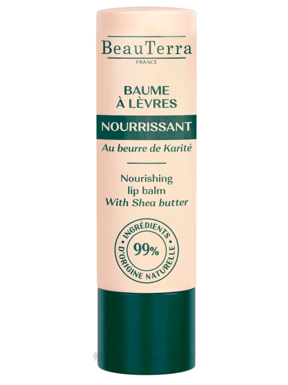 BeauTerra Питательный бальзам для губ с маслом ши, 4 г | internetaptieka.lv