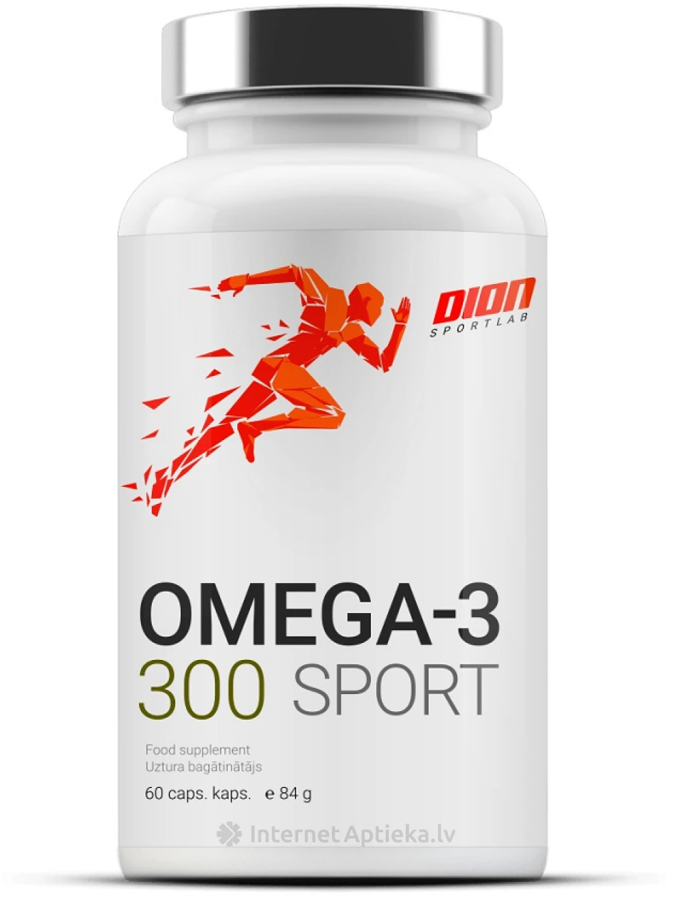 Dion Sportlab Omega 3 300 sport, 60 kapslit | internetaptieka.lv