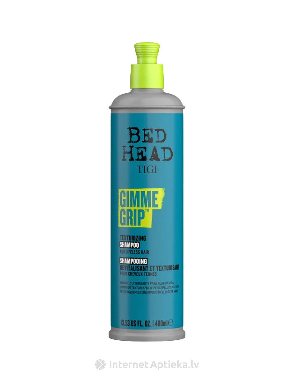 TIGI Gimme Grip šampoon juuste mahu ja tekstuuri parandamiseks, 400 ml | internetaptieka.lv