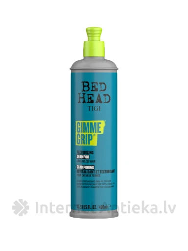 TIGI Gimme Grip šampoon juuste mahu ja tekstuuri parandamiseks, 400 ml | internetaptieka.lv