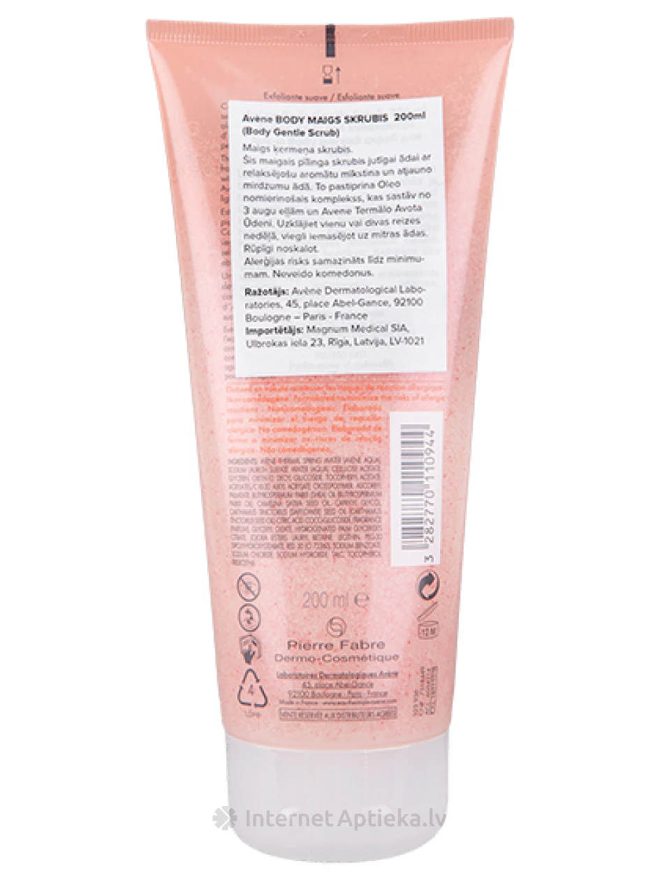 AVENE BODY MAIGS SKRUBIS ĶERMENIM, 200 ML | internetaptieka.lv