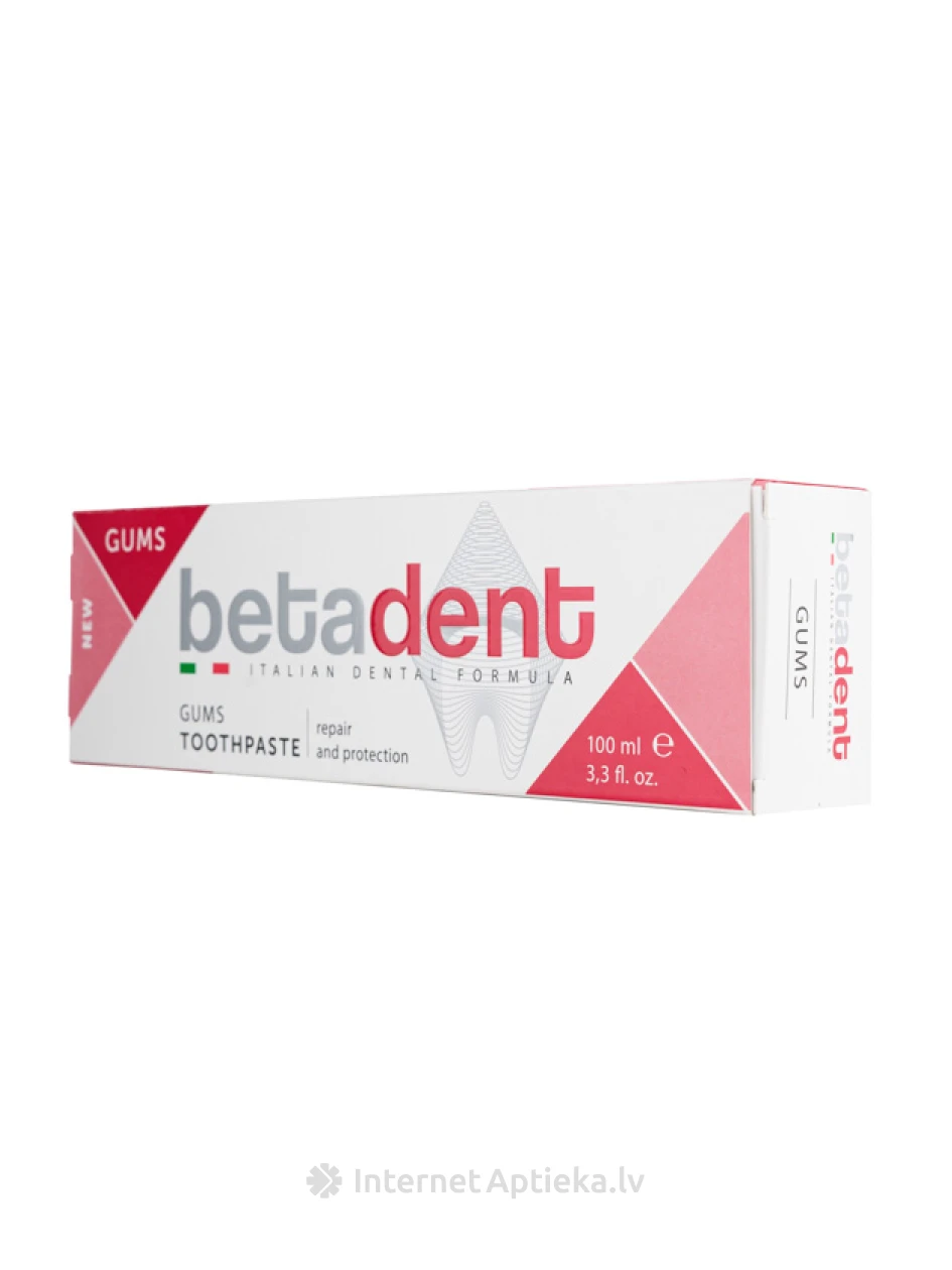 BETADENT GUM ACTION hambapasta igemetele, 100 ml | internetaptieka.lv
