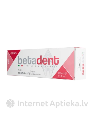 BETADENT GUM ACTION  зубная паста для десен, 100 мл | internetaptieka.lv