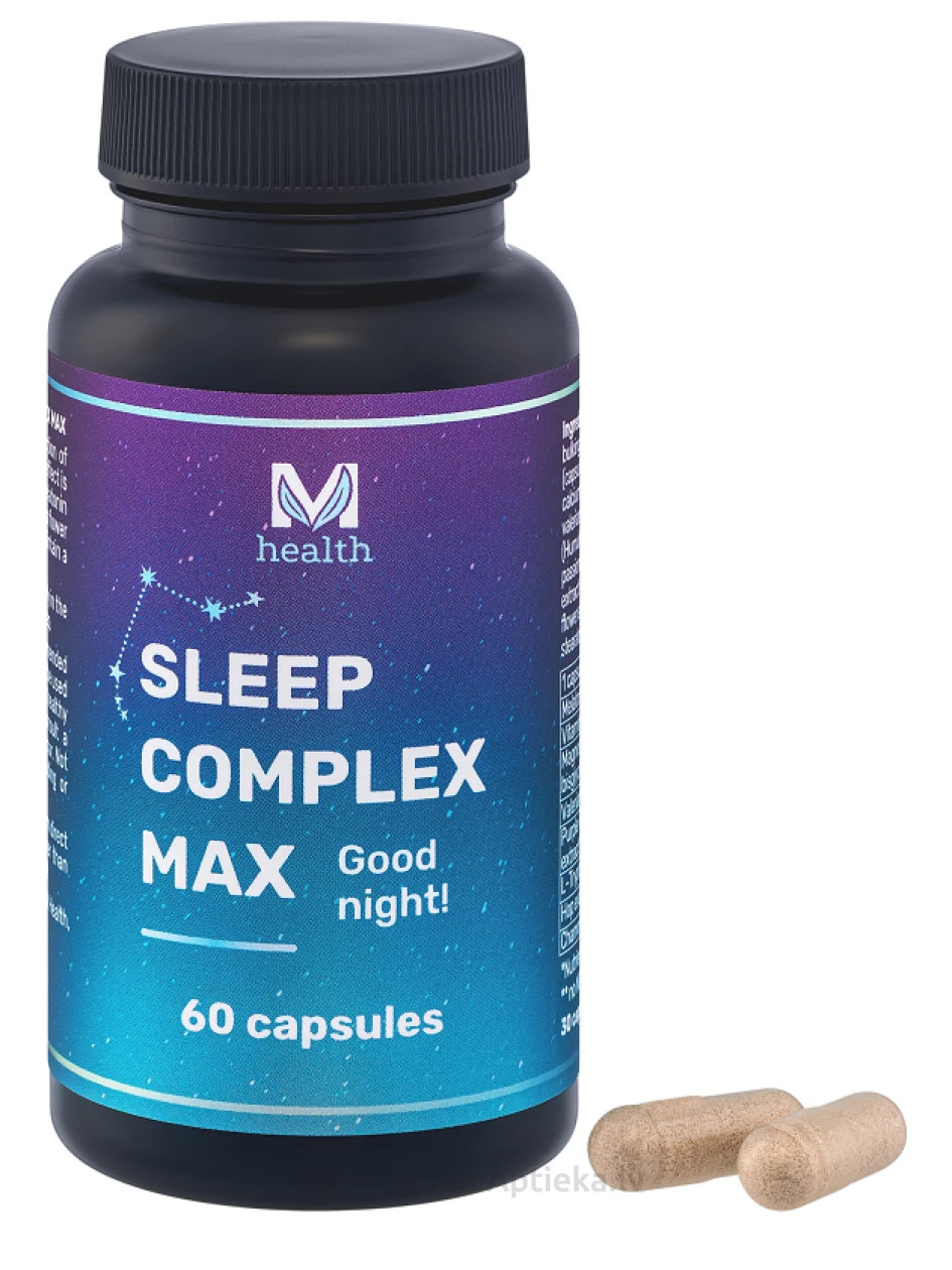 Sleep kompleks Max kapsulas, 60 gb. | internetaptieka.lv