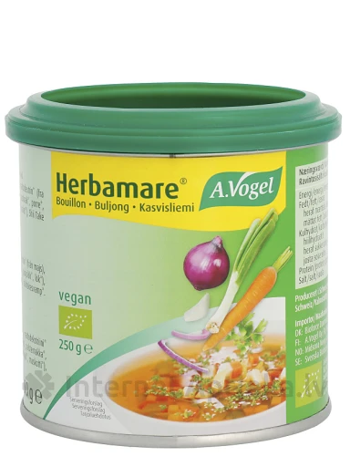 A.Vogel Herbamare® эко концентрат травяного отвара с морской солью, 250 г | internetaptieka.lv
