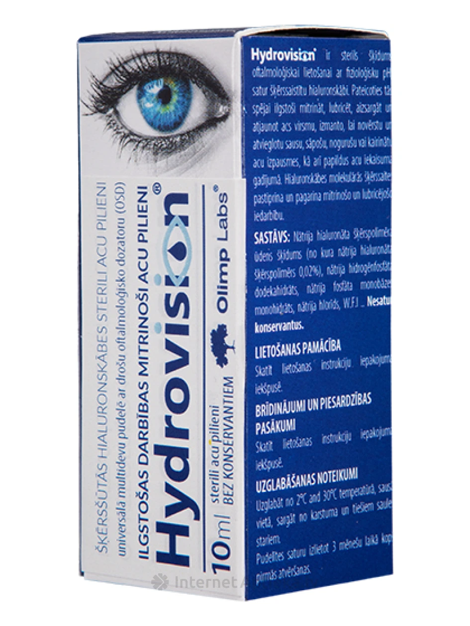 Olimp Labs Hydrovision acu pilieni ar hialuronskābi, 10 ml | internetaptieka.lv
