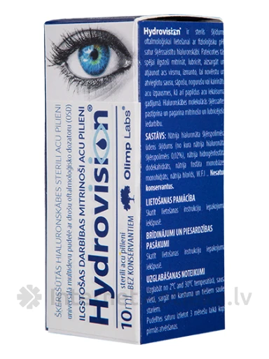 Olimp Labs Hydrovision acu pilieni ar hialuronskābi, 10 ml | internetaptieka.lv