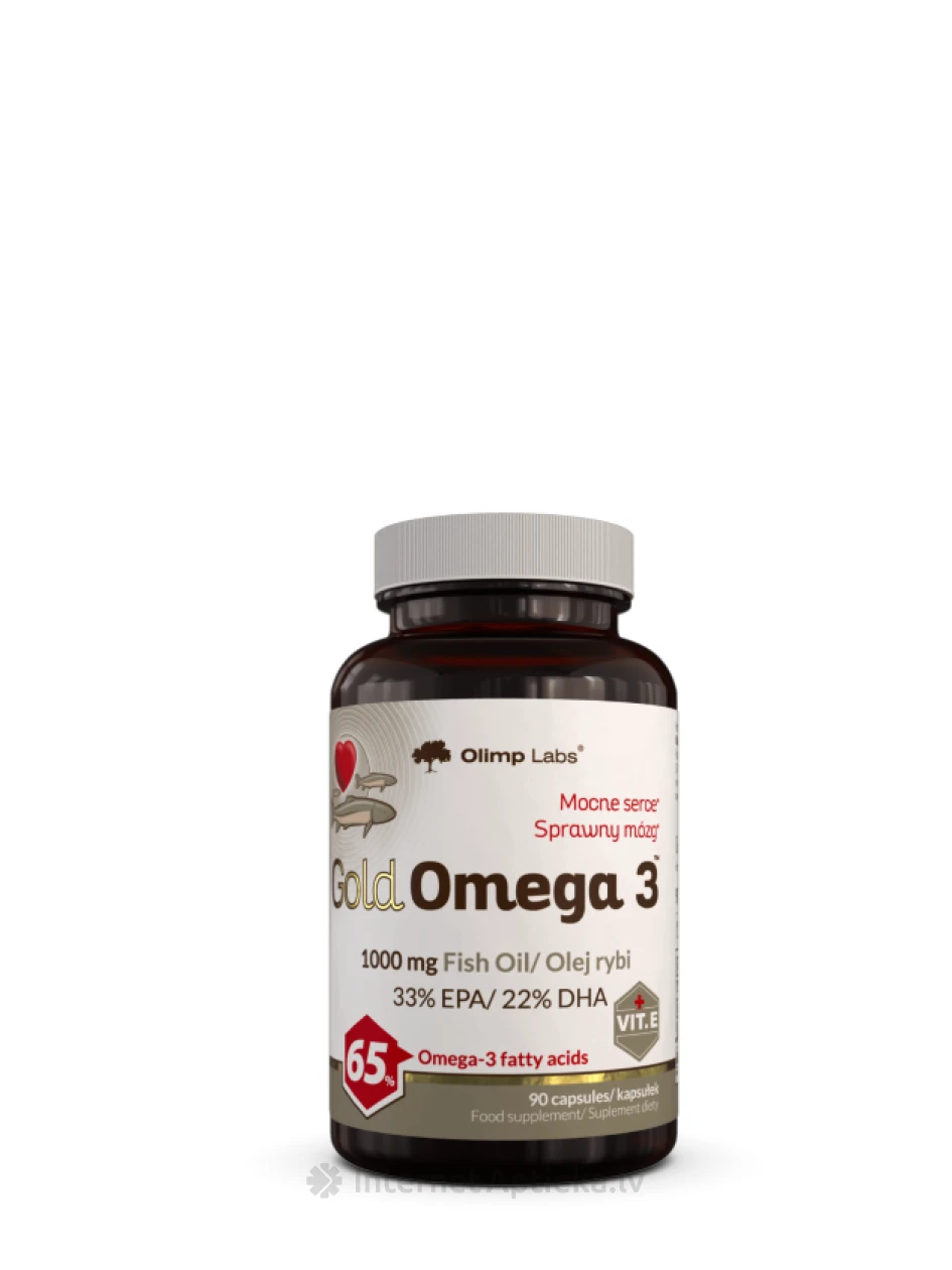Olimp Labs® Gold Omega-3 1000 zivju eļļa, 90 kapsulas | internetaptieka.lv