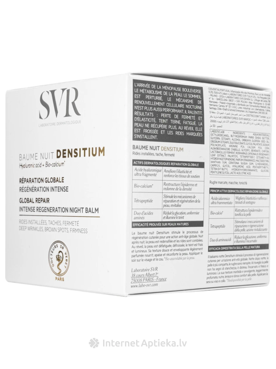 SVR nakts balzams ar pastiprinātu iedarbību uz novecošanās pazīmēm, 50 ml | internetaptieka.lv