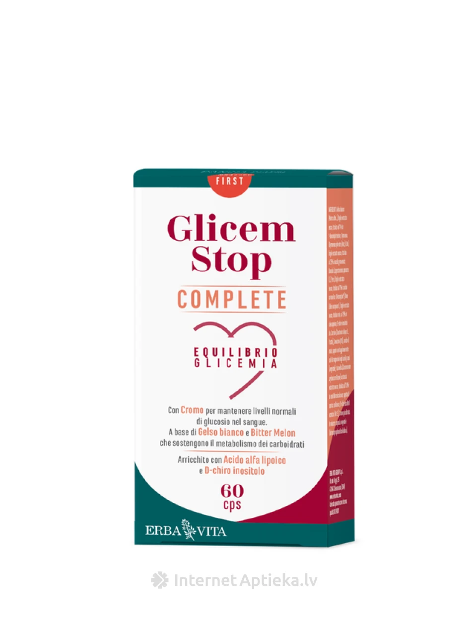 Glicem Stop Complete, 60 kapsulas | internetaptieka.lv